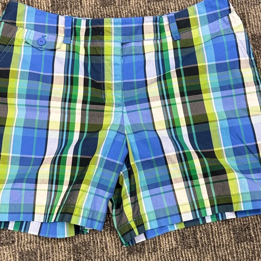 Jones NY Plaid Shorts‎ Sz 12